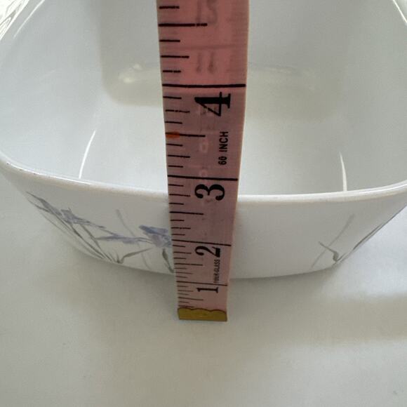 VINTAGE 2 Corning Ware Shadow Iris Casserole Dish A-1-B NO Lid 1 & 1.5 Liter MCM - Picture 9 of 15